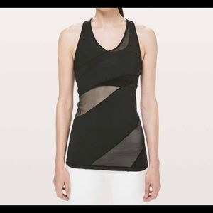 Lululemon mesh in motion racerback tank size 8